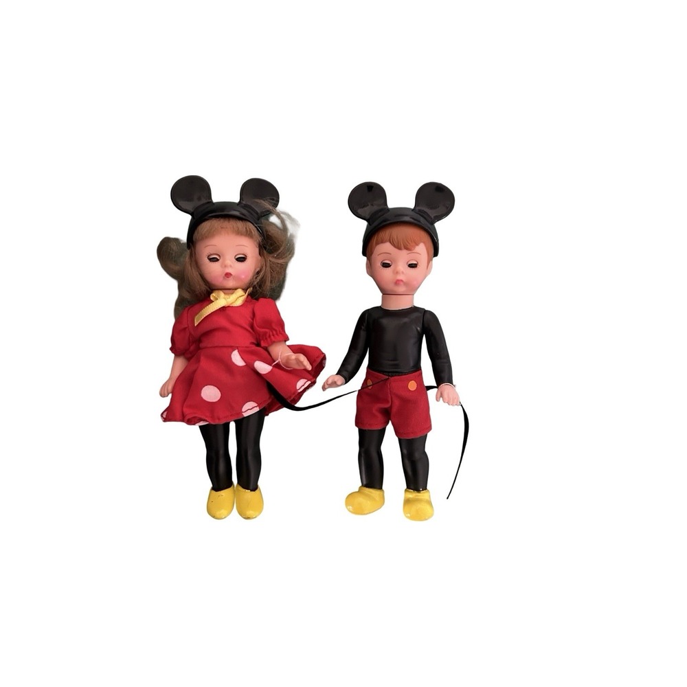 Madame Alexander McDonald's 2004 Mickey Boy & Wendy Minnie Dolls Vintage
